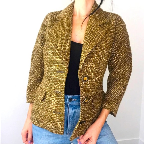 Vintage Mustard brown blazer - Picture 1 of 7
